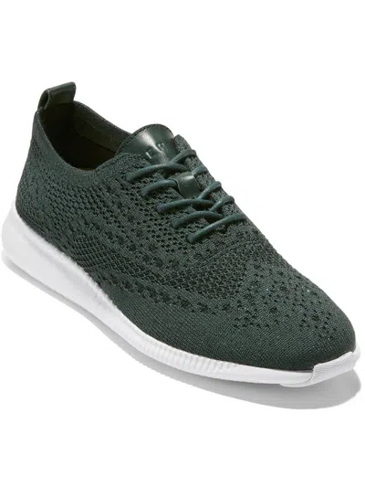 Cole Haan Womens Lace Up Lifestyle Oxfords In Green