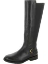 Cole Haan Womens Leather Tall Knee-high Boots In Black