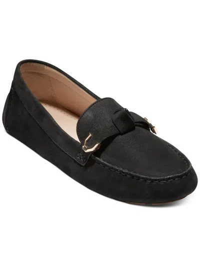 Cole Haan Womens Slip On Leather Loafers In Black