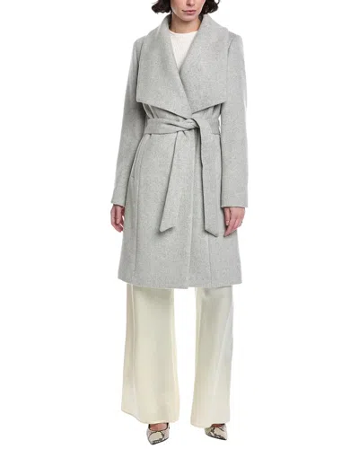 Cole Haan Wool-blend Coat In White