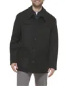 Cole Haan Wool-blend Coat In Black