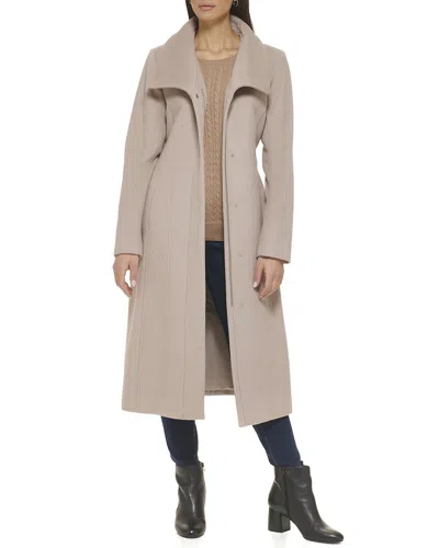 COLE HAAN COLE HAAN WOOL-BLEND MAXI WRAP COAT