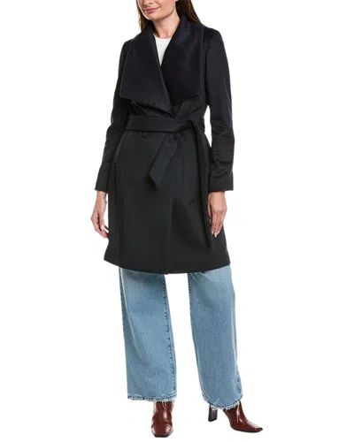 COLE HAAN COLE HAAN WOOL-BLEND WRAP COAT