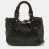 COLE HAAN WOVEN LEATHER SATCHEL
