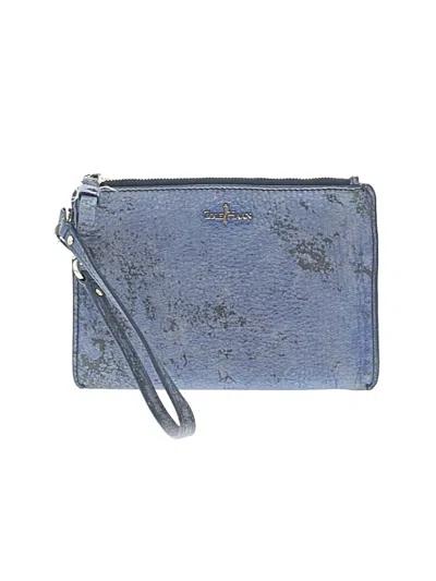 Pre-owned Cole Haan Wristlet In Blue