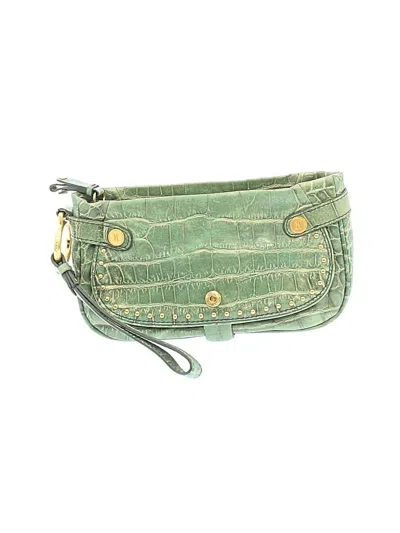 Pre-owned Cole Haan Wristlet In Green