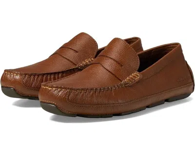COLE HAAN WYATT PENNY DRIVER LOAFER MEN'S 8.5 BROWN SLIP-ON CASUAL SHOES RHS2173