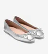 Cole Haan Yara Soft Ballet In Silver