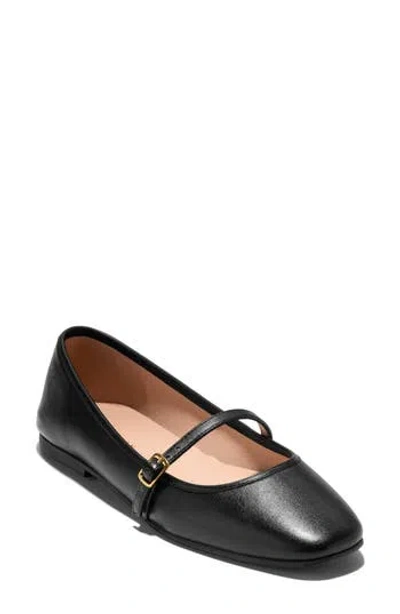 Cole Haan Yelena Mary Jane Flat In Black