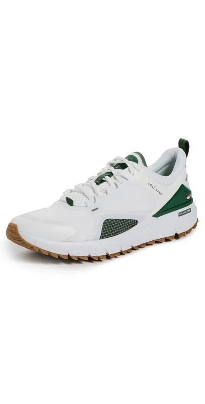 Cole Haan Zergrand Overtake Ii Golf Sneakers Optic White/myrtle/gum