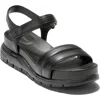 Cole Haan Zerøgrand Platform Sandal In Black/black