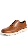 Cole Haan Zergrand Remastered Plain Toe Oxford Sneakers Ch British Tan/ivory In Ch British Tan/ivory