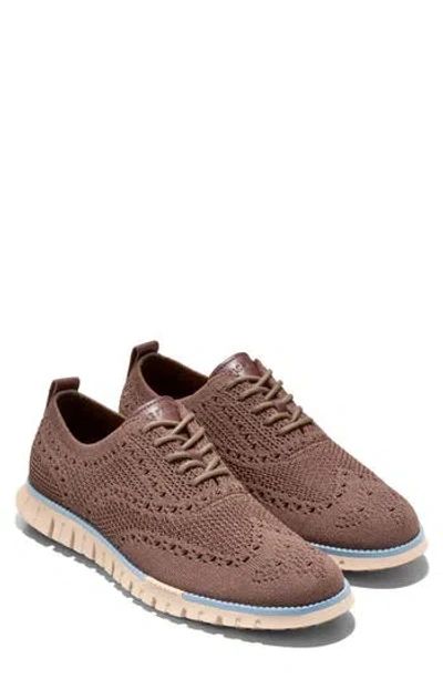 Cole Haan Zerøgrand Remastered Stitchlite Wingtip Oxford In Brown