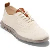 Cole Haan Zerøgrand Stitchlite Wingtip Oxford Sneaker In Ivory Knt