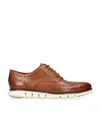 Cole Haan Zerøgrand Wingtip Oxford Shoes In Beige