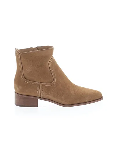 Pre-owned Cole Haan Zerogrand Ankle Boots In Brown