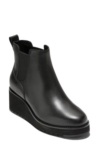 Cole Haan Zerogrand City Waterproof Wedge Chelsea Boot In Animal Print