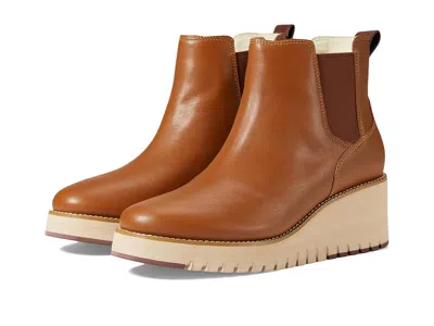 Cole Haan Zerogrand City Wedge Boot Waterproof In Blue