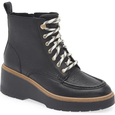 Cole Haan Zerogrand Cityquest Waterproof Wedge Bootie In Black