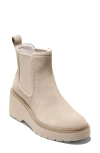 Cole Haan Zerogrand Cityquest Waterproof Wedge Chelsea Boot In Brown