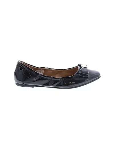 Pre-owned Cole Haan Zerogrand Flats In Black