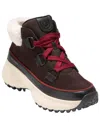 Cole Haan Zerogrand Flurry Women's Dark Chocolate Faux Fur Hiker Boots Jobb550 In Brown