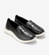 Cole Haan Zerogrand Meritt Leather Loafers In Black