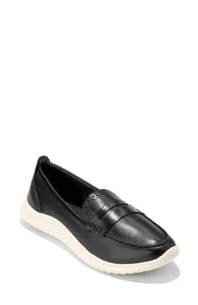 Cole Haan Zerogrand Meritt Penny Loafer In Black Pate