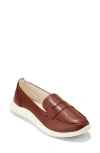 Cole Haan Zerogrand Meritt Penny Loafer In Dark Cuoio
