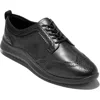 Cole Haan Zerogrand Meritt Wingtip Derby In Black/black