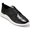Cole Haan Zerogrand Meritt Wingtip Oxford In Black/ivory