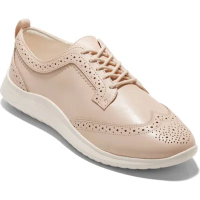 Cole Haan Zerogrand Meritt Wingtip Derby In Brazilian Sand