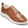 Cole Haan Zerogrand Meritt Wingtip Oxford In British Tan