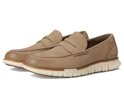 Cole Haan Zerogrand Remastered Penny Loafer Men's Lace-up Boots Dark Latte Nubuck/natural Tan/ivory: 10 D - Me