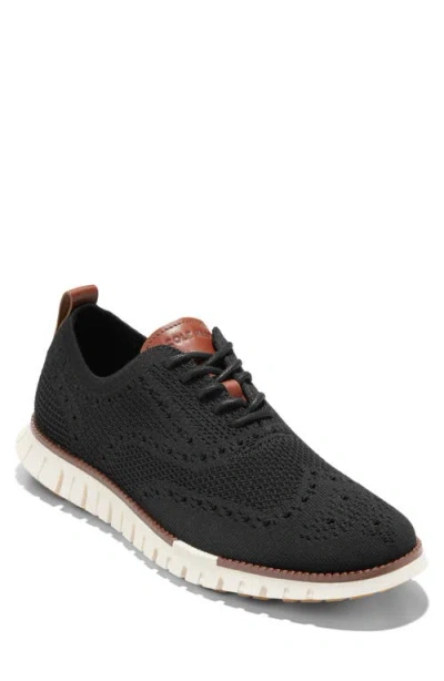 Cole Haan Zerogrand Remastered Stitchlite™ Oxford In Black/ivor