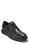 Cole Haan Men's Zerãgrand Remastered Lace-up Wingtip Oxford Shoes In Black/black