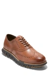 Cole Haan Men's Zerøgrand Remastered Wingtip Oxford Shoes - Brown Size 15 In British Tan/ Java