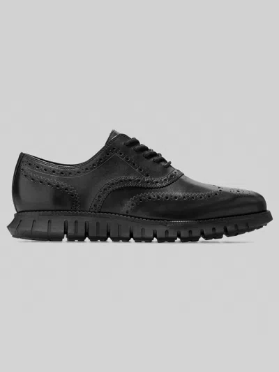Cole Haan Zerogrand Remastered Wingtip Oxford Dress Sneakers In Black