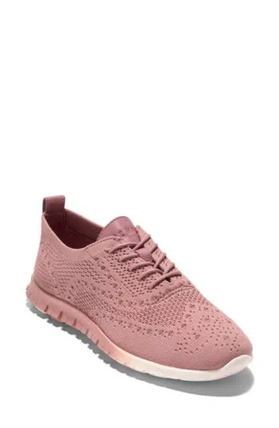 Cole Haan Zerogrand Stitchlite Oxford In Light Rose Knit