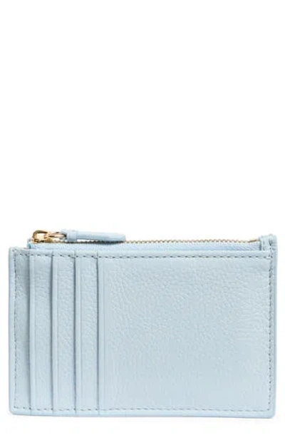 Cole Haan Zip Card Case In Blue