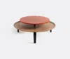 Colé Tables And Consoles Natural Oak In Natural Oak, Black, Orange