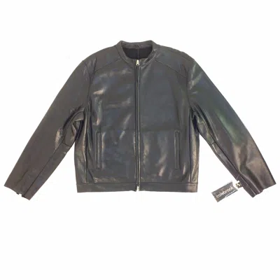 Pre-owned Colebrook M14391 Black, , Women's Lambskin Leather Hip/short Light Jacket