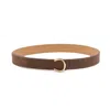 Colección Tansu Women's Anthea Brown Leather Belt In Brown