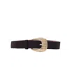 Colección Tansu Women's Brown Māra Leather Belt In Brown