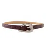 Colección Tansu Women's Neutrals / Red Pierre Leather Belt In Red