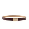 Colección Tansu Women's Red Alain Leather Belt In Red