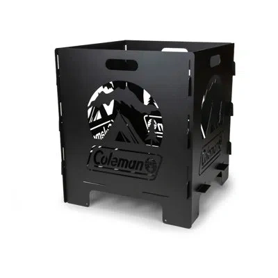 Coleman Black Stainless Steel Wood Burning Fire Pit