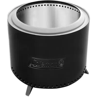 Coleman Black Stainless Steel Wood Burning Fire Pit