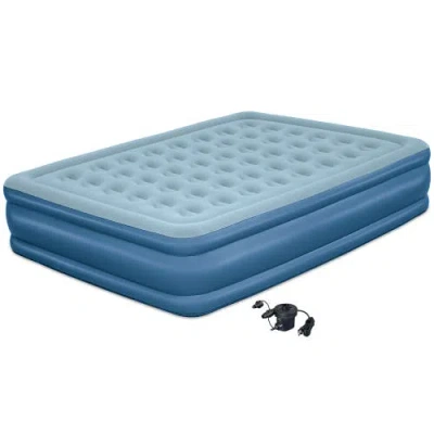 Coleman Plus Queen Airbed In Blue