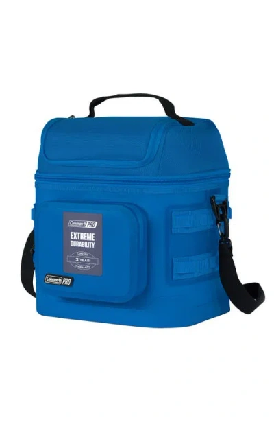 Coleman Pro Series 16-can Soft Cooler In Blue